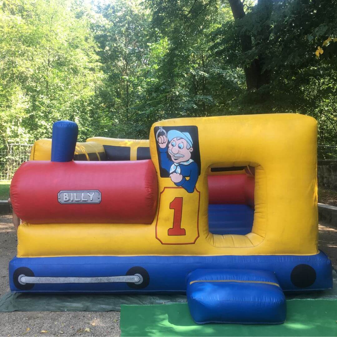 Hüpfburg "Eisenbahn" - für die Kleinsten