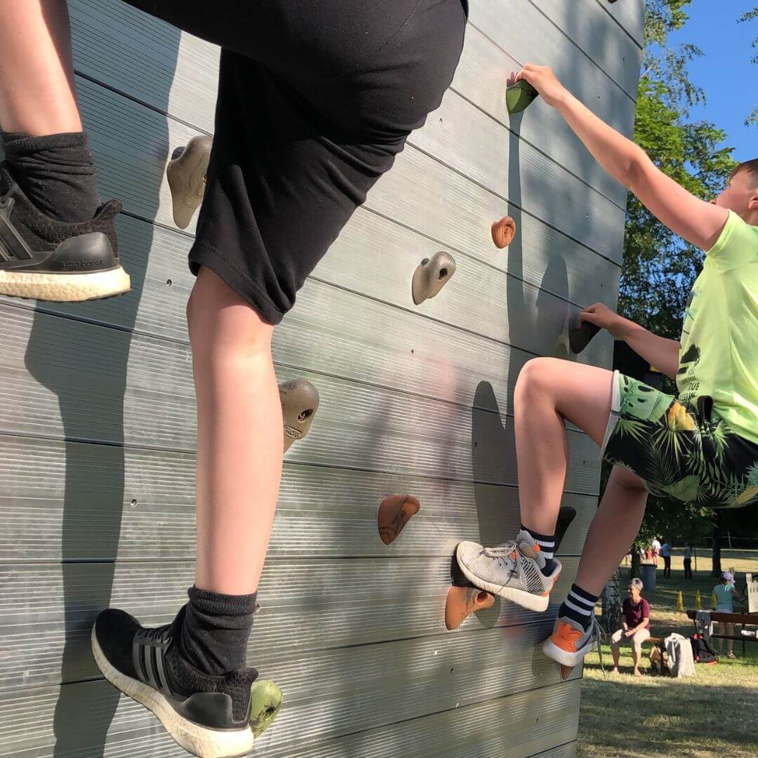 Endlos Kletterwand