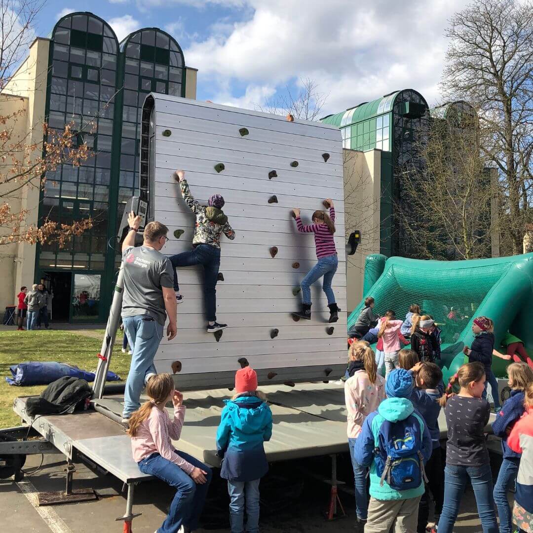 Rotierende Kletterwand